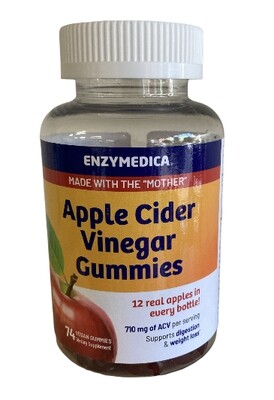 Enzymedica Apple Cider Vinegar Gummies