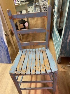 FLR Shabby Chic Wood Chair