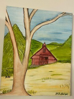 FLR School House Print