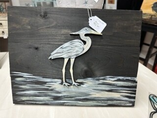 FLR Stork Wood Art