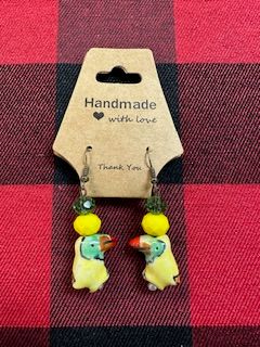 KK Parrot Earrings