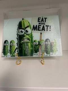 BB Eat Meat Glass CB