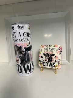BB Loves Cow Tumbler