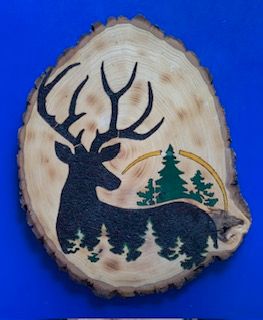 DD Buck With Tree Scenery