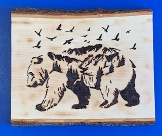 DD Bear With Birds