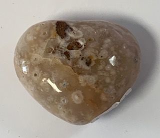 HC Flower Agate Heart
