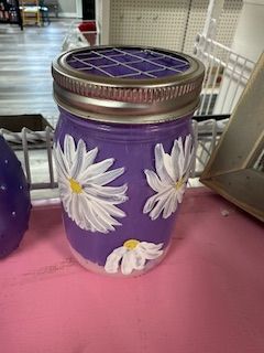 FLR Painted Jar