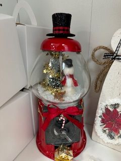 AB Snowman Gumball Machine