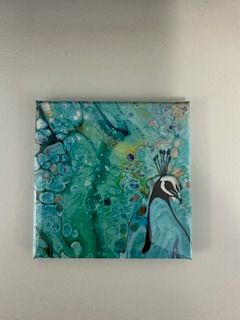 LRA Peacock Watercolor Magnet