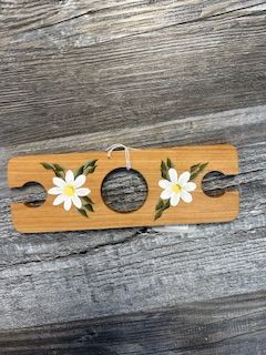 JC Wooden Wine Holder Daisy