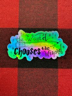 PA The Wand Sticker Silver