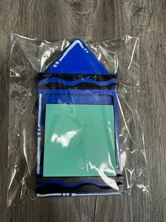 PA Blue Crayon Note Pad