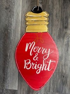 PA Merry And Bright Door Knocker