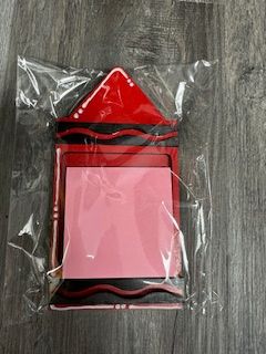 PA Red Crayon Note Pad