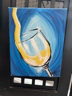 PA White Wine Canvas