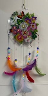GG Diamond Art Flowers\ Letters 6 In