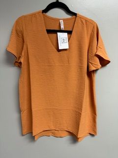LB Ruffle Sleeve Appricot Small