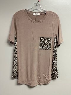 LB Leopard Pocket Mocha Brown Small