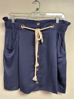 LB Draw String Skirt Navy Xlarge
