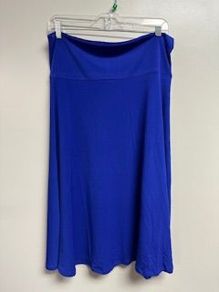 LB Folded Waist Skirt Bright Blue Small