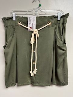 LB Olive Skirt Large