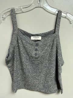 LB Crop 3 Button Black Medium