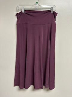 LB Folded Waist Skirt Eggplant 3Xlarge