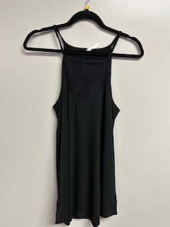 LB Lace Front Tank Black Medium