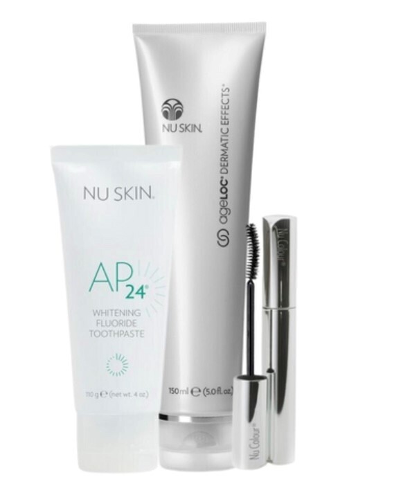 Social Bundle (includes Whitening toothpaste, firming cream, and curl and lash mascara)