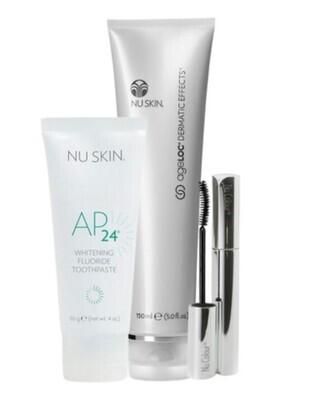 Social Bundle (includes Whitening toothpaste, firming cream, and curl and lash mascara)