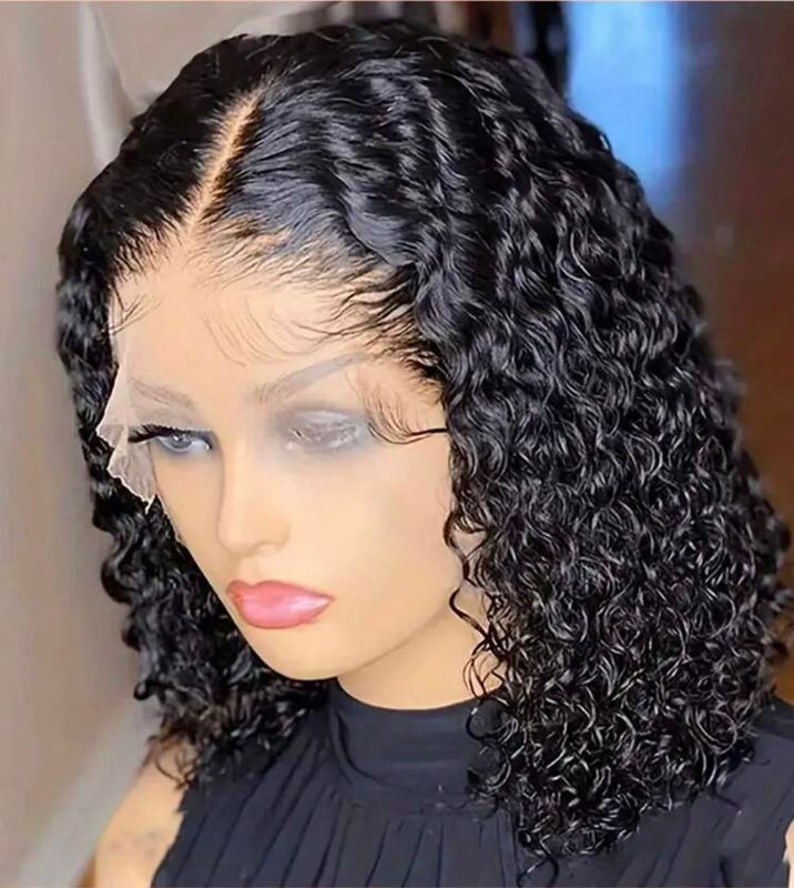 Lenolo Hair Collection  13X4 CURLY WAVE LACE FRONT 10 INCH WIG