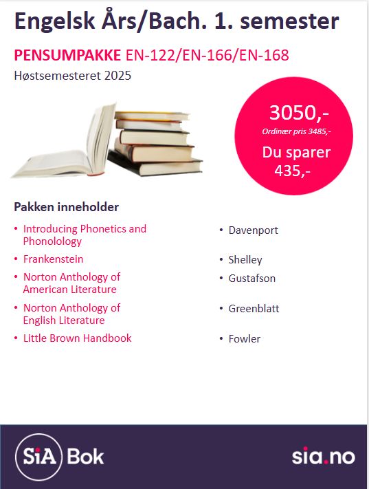 Engelsk Årsst. &amp; Bach. 1. semester