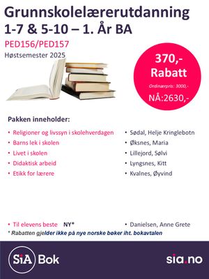 Grunnskolelærerutdanning 1-7 eller 5-10 1.År Bachelor