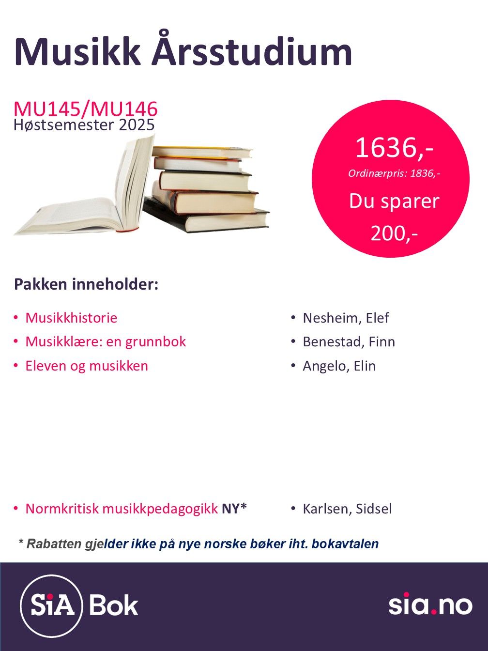 Musikk Årsstudium MU145/146
