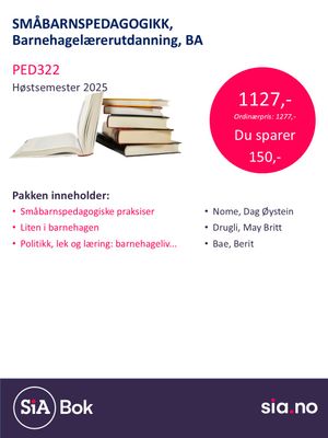 PED322 Småbarnspedagogikk Valgfri 3.ÅR BHG