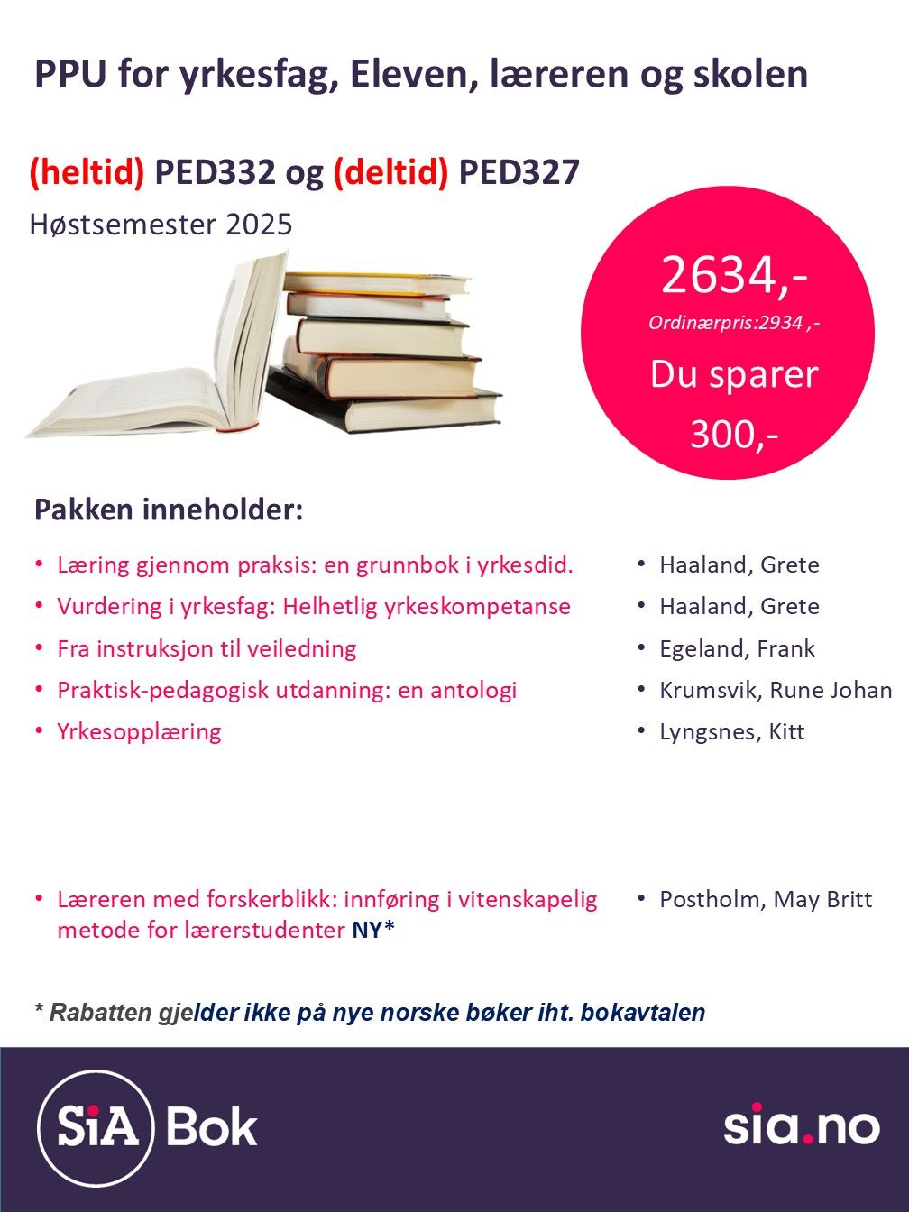 PPU for yrkesfag - PED332 eller PED327