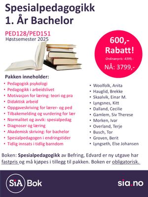 Spesialpedagogikk 1. År bachelor