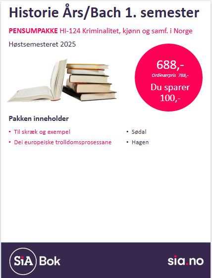 Hi-124 Historie Årsst. og Bach. valgemne 1. semester