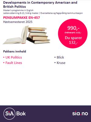 EN-457 Developments in Contemporary American and British Politics