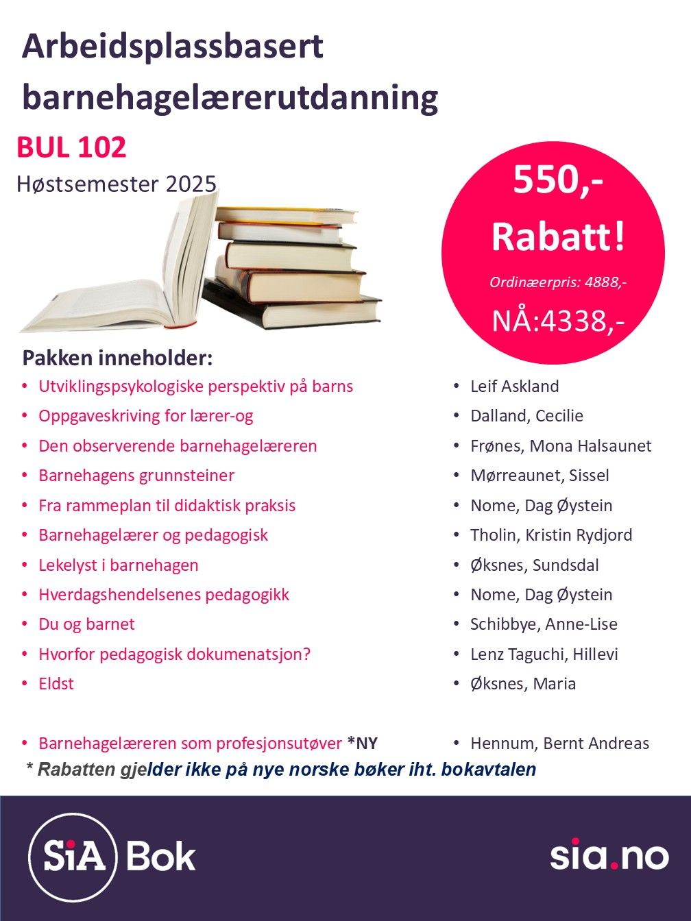BUL102 Arbeidsplassbasert BHG 1.År