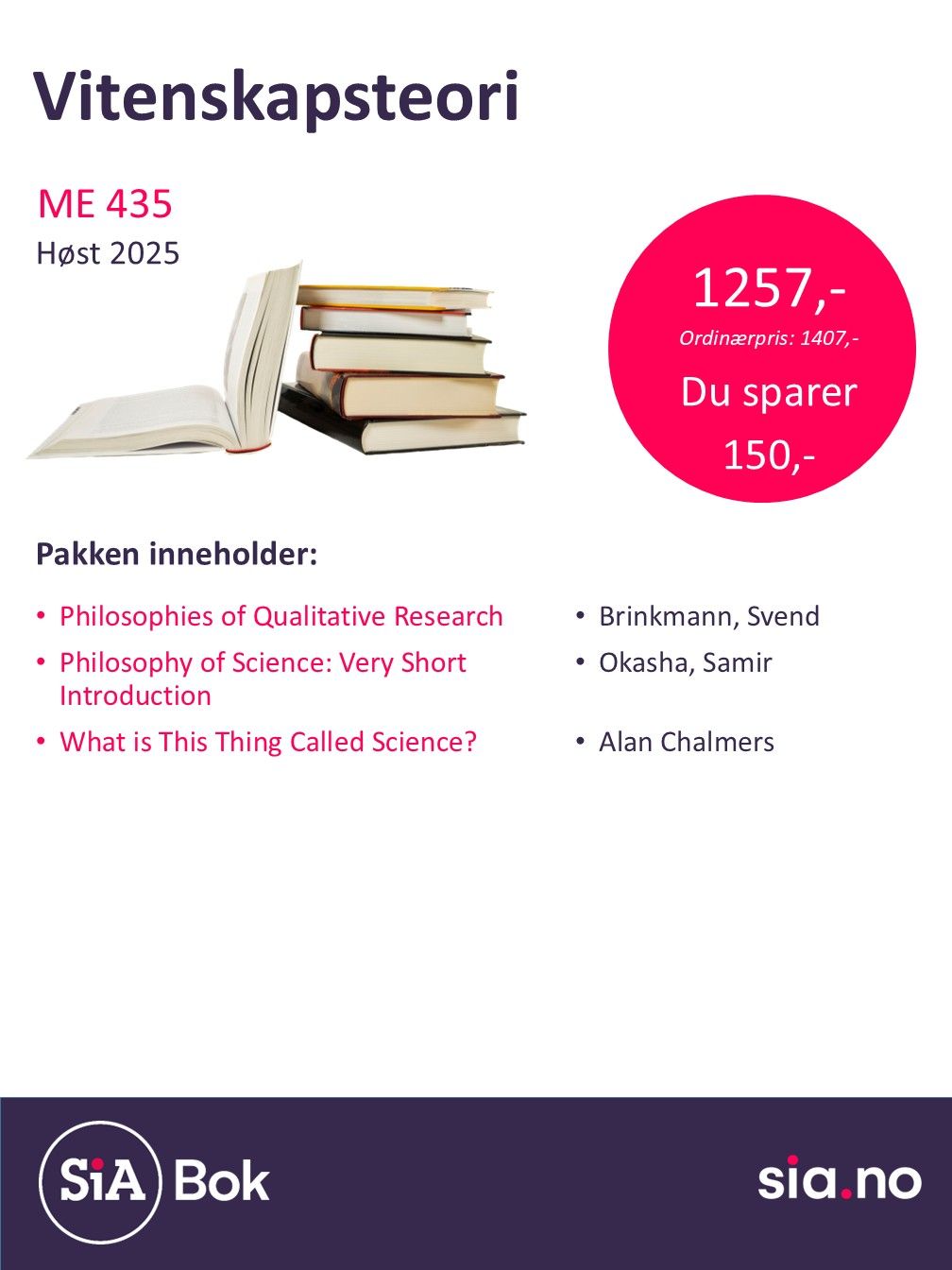 ME435 Vitenskapsteori