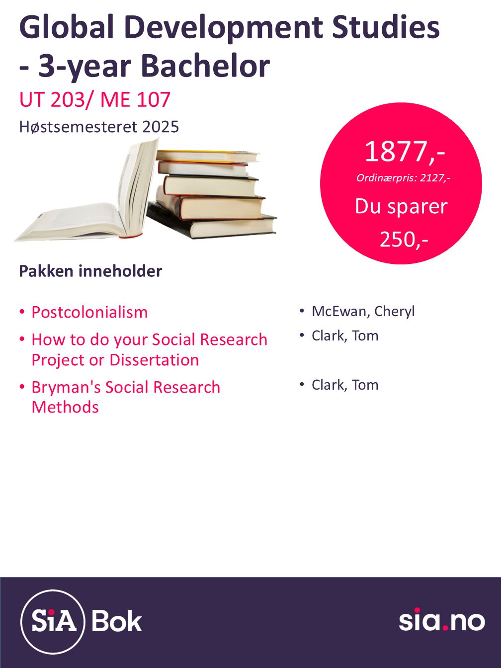 Global Development Studies, 5th semester, Bachelor