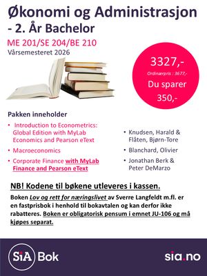 Økonomi og Administrasjon, Bachelor, 4 semester (2 år)