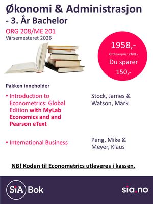 Økonomi og Administrasjon, Bachelor, 6 semester (3 år)