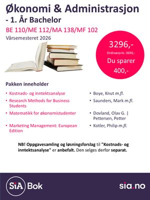 Økonomi og Administrasjon, Bachelor, 2 semester (1 år)