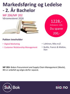 Markedsføring og Ledelse, Bachelor, 2 år (4 semester)
