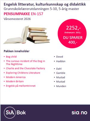 EN-157 English Literature, Culture and Didactics 1