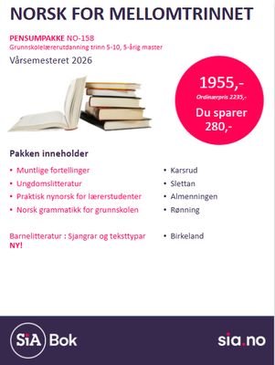 NO-158 Norsk for mellomtrinnet