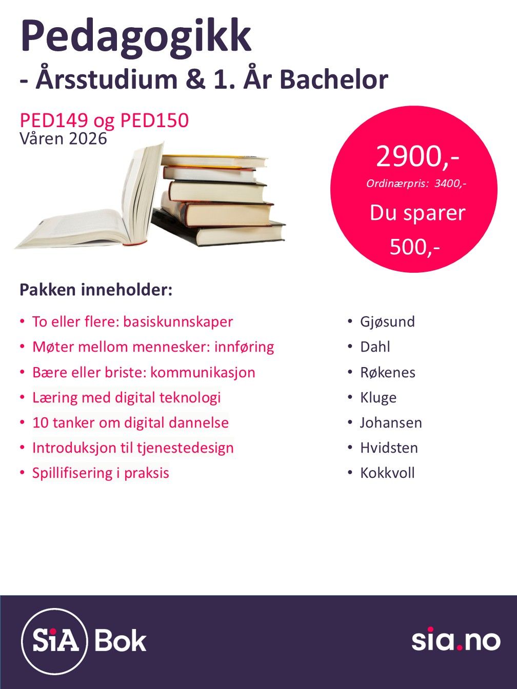 Pedagogikk 1.År