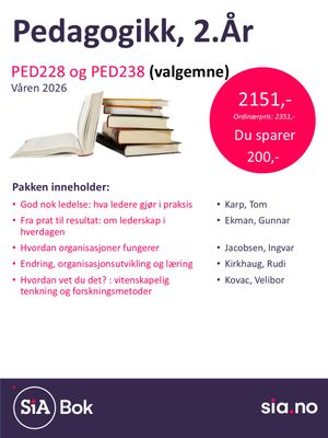 Pedagogikk 2.År